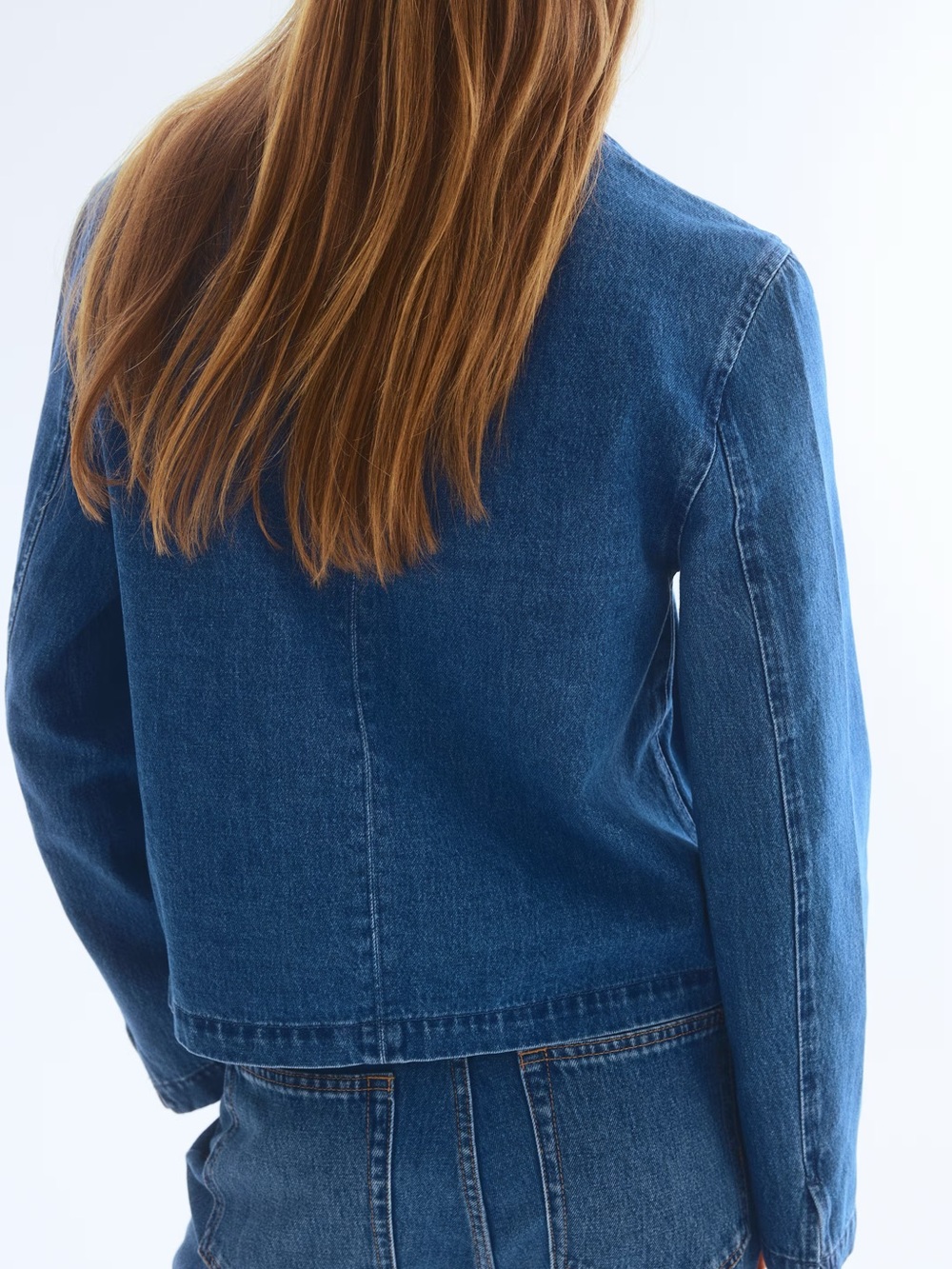 H&M Tie-Front Denim Jacket - Picture 6 of 7